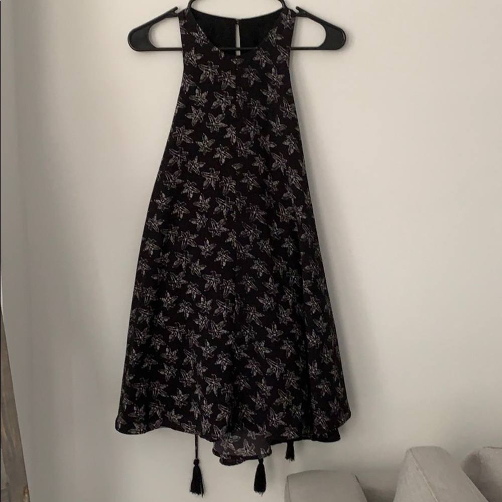 Bobbles and Lace black sun dress
